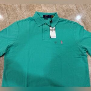 Polo Ralph Lauren Men Classic Fit (M) Green/Pink